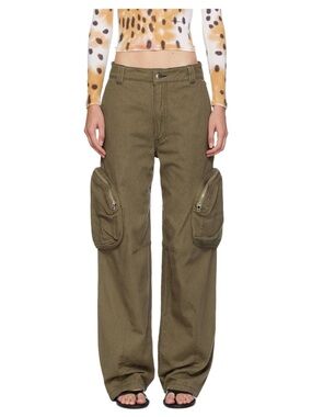 ECKHAUS LATTA Khaki Cargo Jeans